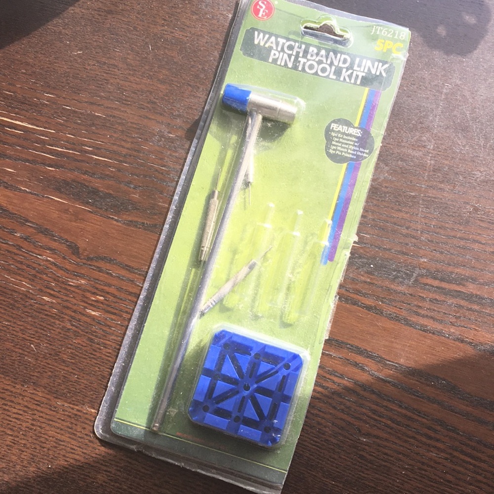 Watch bank link pin tool kit